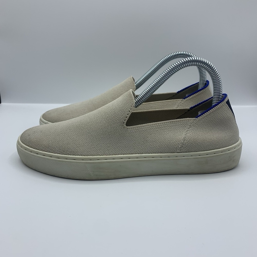 Rothy's The Original Slip On Sneakers Casual Comfort Sand Beige Women's Size 7